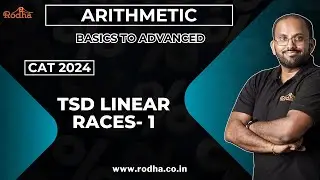 TSD Linear Traces 1 | CAT Preparation 2024 | Arithmetic | Quantitative Aptitude