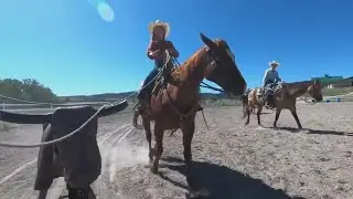 Equestrian center near Denver helps guests learn horse riding, roping skills