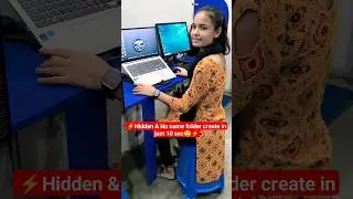 Create Hidden & No Name Folder in just 10 sec🔥😲⚡ 