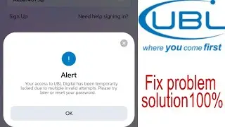 Your access to UBL Digital has been temporarily locked due to multiple invalid attempts Please try l