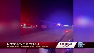 Man dies in motorcycle crash on I-94 in Waukesha County