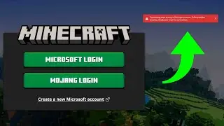 Fix minecraft something went wrong in the login process | minecraft launcher sign in problem solved