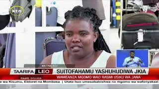 Wasafiri wakesha JKIA kufuatia mgomo wa wanyikazi wanaopinga mkataba baina serikali na Adani