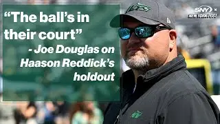 Joe Douglas says "nothing has changed from our end" regarding Haason Reddick