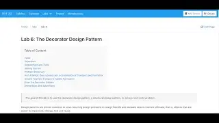 CPIT 252 - Lab 6: The Decorator Design Pattern