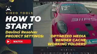DaVinci Resolve 18: Full Tutorial-Project Settings-Optimized Media and Render Cache, Working Folders