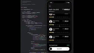 Bill Splitting app's User-Interface using SwiftUI framework