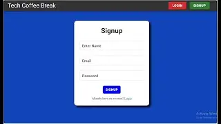 Registration Form using MERN Stack | Sign Up Form with MongoDB, Express JS, React JS and Node JS