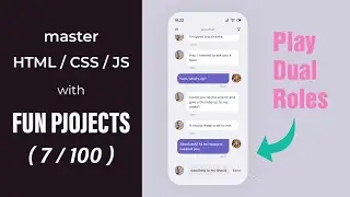 07 - Simple Realtime Self Chat App | Master HTML / CSS / JavaScript with Fun Projects (7/100)