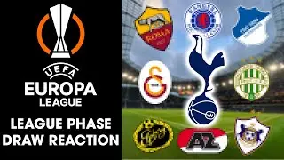 Reacting To Spurs Europa League Draw!