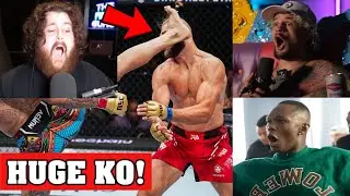 MMA WORLD REACTS TO ALEX PEREIRA KNOCKING OUT JIRI PROCHAZKA AT UFC 303!