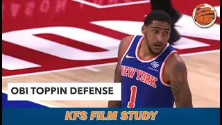 KFS FILM STUDY | Obi Toppins Defense (Knicks vs Pistons - 12/11/2020)