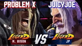 SF6 ▰ PROBLEM X (M.Bison) vs JUICYJOE (JP) ▰ High Level Gameplay