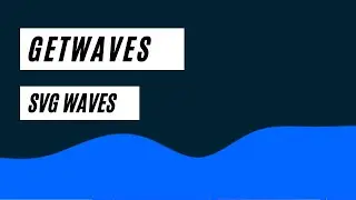 Getwaes.io Free SVG Waves Shapes Creator Online | SVG Footer Background Generator