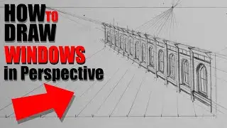 How to Draw Evenly Spaced Windows in Perspective