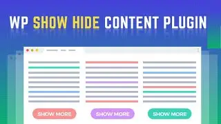 WORDPRESS SHOW HIDE TEXT CONTENT WIDGET PLUGIN