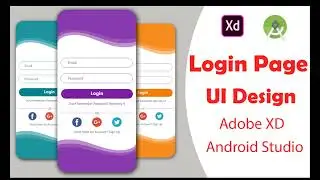 ✅ Xd Android Login Ui Design Tutorial | Adobe Xd to Android Studio Xml Tutorial 🔥