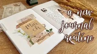 My journaling routine 2023 🌷how to start a new journal routine // asmr + aesthetic