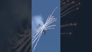 Insane F-22 Cobra and Flare Maneuver