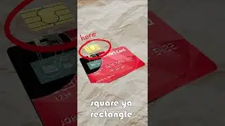 Chip Card or Tap Card