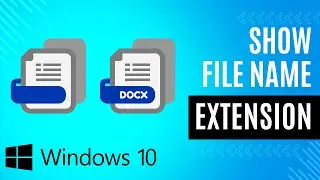 An easy way to show the file name extensions on Windows 10