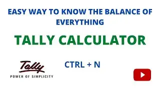 How To Use Tally ERP 9 Calculator Tricks and Tips