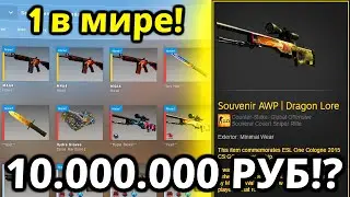 Он купил Все скины из CS:GO первый в Мире! Сколько стоят все скины ксго?