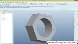 ASSEMBLING OF NUT AND BOLT IN PRO E