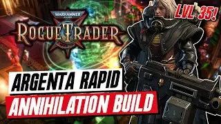 WH 40K Rogue Trader Argenta Build - SHRED everything w/ Heavy Bolter, level 35 build
