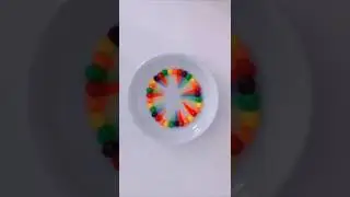 this Skittles trick is so satisfying 😱😱😱