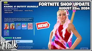 *NEW* KAROL G BUNDLE & *NEW* EMOTE! Fortnite Item Shop [August 22nd, 2024] (Fortnite Chapter 5)