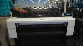 HP DesignJet T1600 How to Clear a Paper Jam