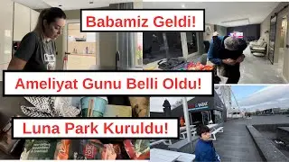 Babamiz Eve Dondu!Ameliyat Gunu! Neler Getirmis! Cok Ozlemisler!!!#hollandadanatesailesi