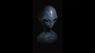 Grey Alien 01 | Blender Cycles X