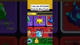 I Ate the KITSUNE Fruit In Blox Fruits #roblox #bloxfruits #onepiece #anime #dragonball #viral