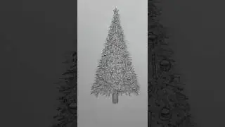 Draw a Christmas tree 🎄 Easy drawing lesson on how to draw a Christmas tree. 