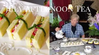 Afternoon Tea for a HOT Summer Day | Recipes | Flowers | Setting the Table