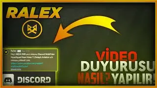 RALEX Bot YouTube Duyurusu Nasıl Yapılır ? | Detaylı Anlatım