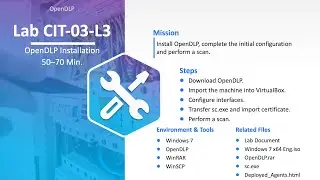 CIT-03-L3 OpenDLP Installation Lab Solution