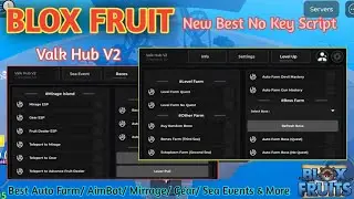 [Roblox Hack] Blox Fruit Valk Hub V2 Script New Updated Available Full Tutorial | No Key | Working 💪