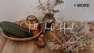 Thrift with Me for FALL | Fall Decor Haul | Goodwill Thrift