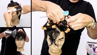 Boy’s Haircut Straight to Curly | Popular TikTok Hair