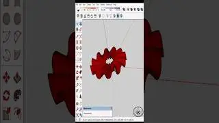 sketchup tutorial, learn sketchup, shapes without plugin #sketchup #autocad #sketchuptutorial