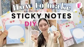 DIY How to make Sticky Notes - Tutorial