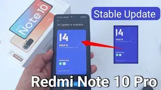 redmi Note 10 pro MIUI 14 stable update release start