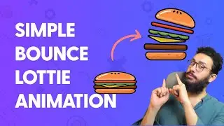 Simple Burger Bounce animation (Figma to Lottie!)