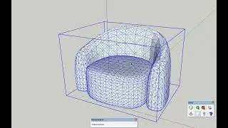 Modeling an armchair in SketchUp | UV unwrapping and UV mapping in Blender