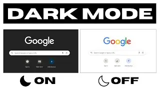 How to turn DARK MODE (ON / OFF) on Google Chrome