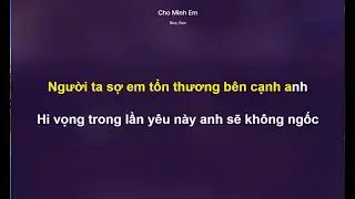 BINZ x ĐEN - CHO MÌNH EM - KARAOKE BEAT GỐC