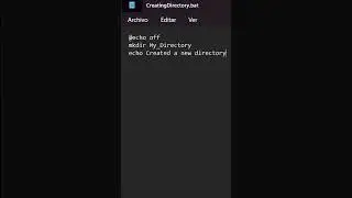 Creating Directories with BAT Scripting